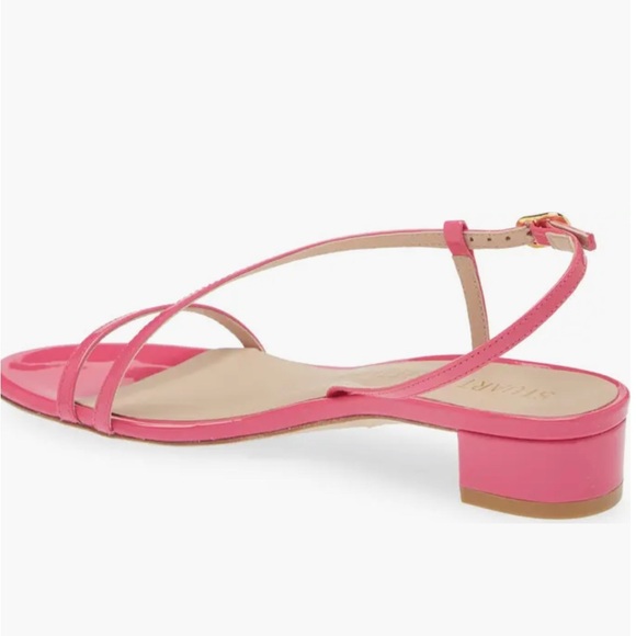 Stuart Weitzman The Soirée 25 Sandal patent leather pink magenta - Picture 3 of 6